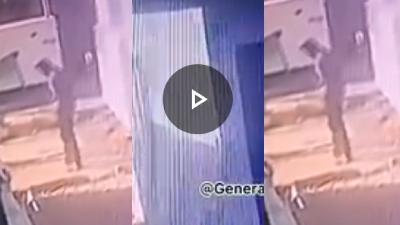Police officer in shock as fraudulent suspect dissapears from querying spot (Video)