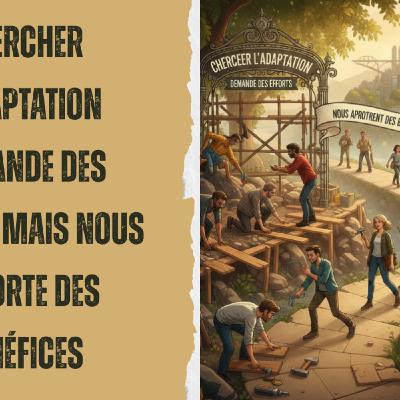 HnO Hypnosophie #1251 : Chercher l'adaptation demande des efforts mais nous apporte des bénéfices HnO Hypnosophie #1251 : Chercher l'adaptation demande des efforts mais nous apporte des bénéfices