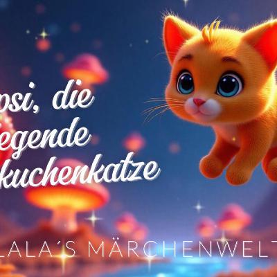 Kindergeschichten 🌟 Fipsi, die fliegende Pfannkuchenkatze 🌟 Hörbuch für Kinder Lala´s Märchenwelt