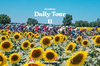 Arenberg Daily Tour #11　バラとスミレの街、市民の意見を採用した3級山岳、主賓・渡辺先生、クラシック・レオン