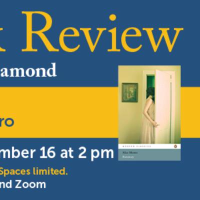 #454 Book Review with Kathy Diamond: Runaway by Alice Munro