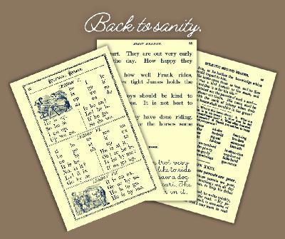 Our Vintage Reading Program