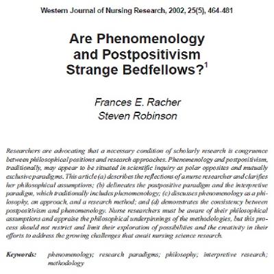 18- Are Phenomenology and Postpositivism Strange Bedfellows Persian