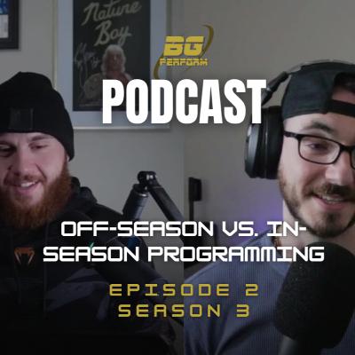 Off-season vs. In-season programming Off-season vs. In-season programming