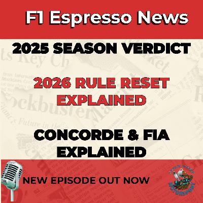 Espresso News- 2025 Formula One Season Review: Norris, Regulation Shockwaves and What Comes Next Espresso News- 2025 Formula One Season Review: Norris, Regulation Shockwaves and What Comes Next