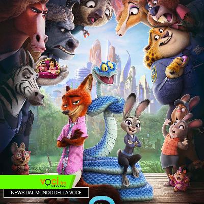 Clicca PLAY e ascolta la news "ZOOTROPOLIS 2: LE VOCI DEL NUOVO FILM DISNEY"