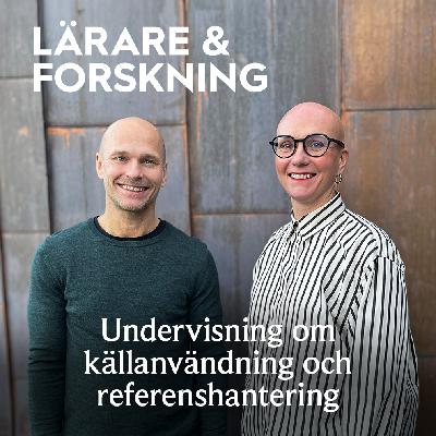 36. Undervisning om källanvändning och referenshantering 36. Undervisning om källanvändning och referenshantering