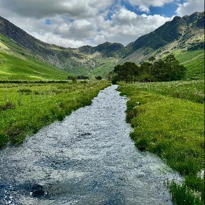 8 Hours Mountain Stream Sounds for Deep Sleep | Calming Water & Nature Ambience
