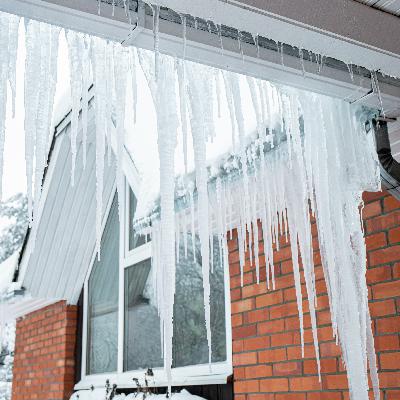 Reasons Icicles May Form, Removing and Preventing Ice Dams, Clearing Snow From the Deck Reasons Icicles May Form, Removing and Preventing Ice Dams, Clearing Snow From the Deck