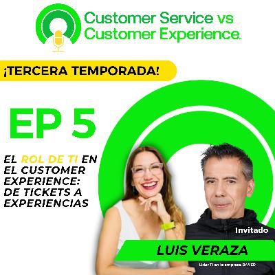 EL ROL DE TI EN EL CUSTOMER EXPERIENCE: DE TICKETS A EXPERIENCIAS | EP5 | T3 EL ROL DE TI EN EL CUSTOMER EXPERIENCE: DE TICKETS A EXPERIENCIAS | EP5 | T3