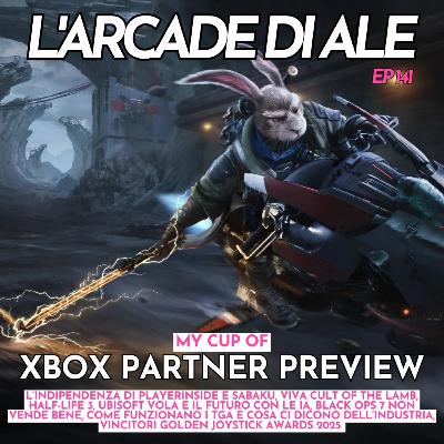 Ep 141 - Xbox Partener Preview, come funzionano i The Game Awards, Vincitori Golden Joystick Awards, Ubisoft e IA, Half-Life 3, Black Ops 7 non vende bene