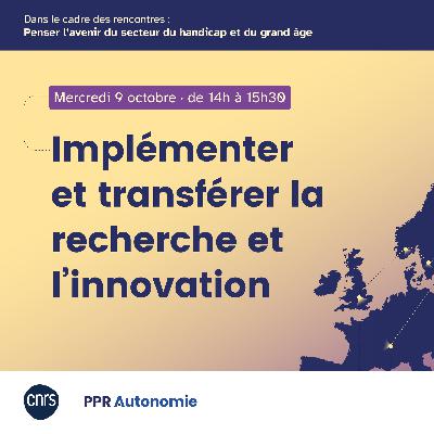Table ronde "Implémenter et transférer la recherche et l'innovation"