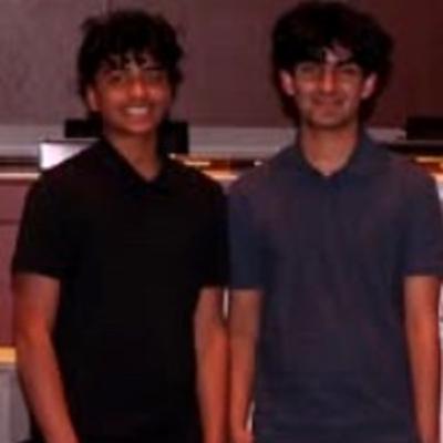 K-12 Food Rescue Student Leaders Siddharth Nara and Arpit Pareek