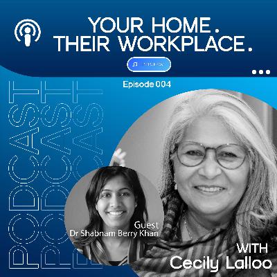 YOUR HOME. THEIR WORKPLACE. - Episode 4 With Guest Dr Shabnam Berry Khan of Psychworks Associates on trauma, interdisciplinary wheel, value-based recruiting and more