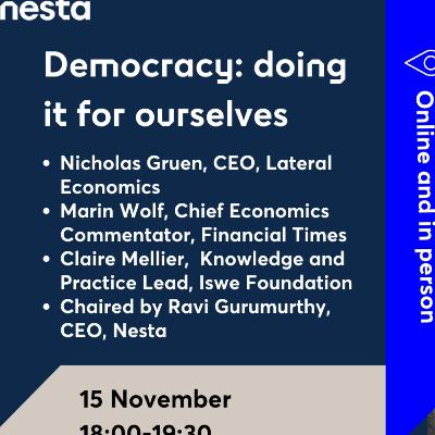 Democracy: doing it for ourselves Democracy: doing it for ourselves