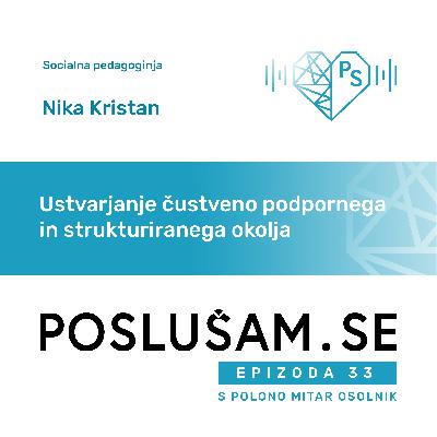 Ustvarjanje čustveno podpornega in strukturiranega okolja