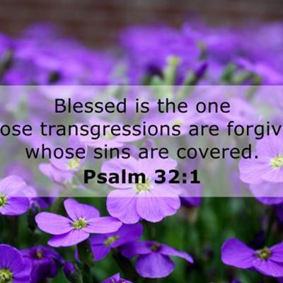 Scripture Reading - Psalm 32:1-8