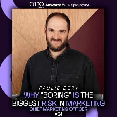 Paulie Dery of AG1: Why "Boring" is the Biggest Risk in Marketing Paulie Dery of AG1: Why "Boring" is the Biggest Risk in Marketing