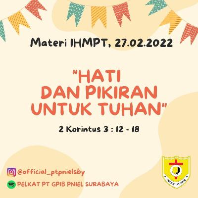 105. Materi IHMPT 27 Februari 2022 105. Materi IHMPT 27 Februari 2022