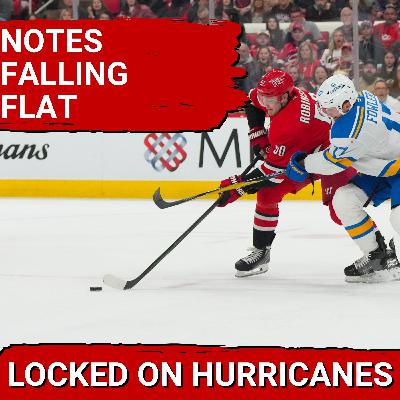 FALLING FLAT! Carolina Hurricanes Lose 3-1 to St. Louis Blues