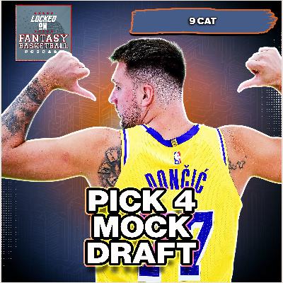 Fantasy Basketball Mock Draft | Picking 4th in 9-Cat — Can Luka Dončić Carry Your Team?