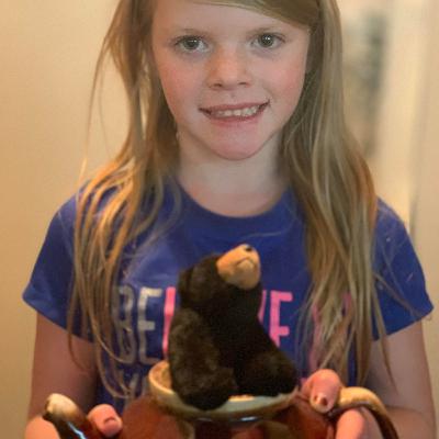 Celynn and Pepper go to space and see a unicorn