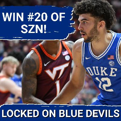 DEFENSIVE STATEMENT: Duke Basketball & Cameron Boozer CRUSH Hokies, ACC Streak CONTINUES Unbeaten