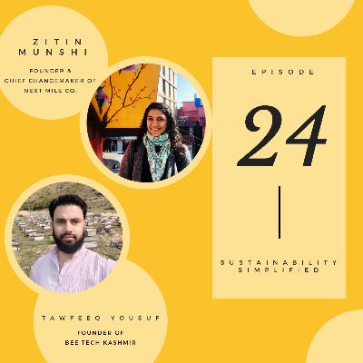 Sustainable Bee-keeping with Tawfeeq Yousuf, Bee Tech Kashmir Sustainable Bee-keeping with Tawfeeq Yousuf, Bee Tech Kashmir