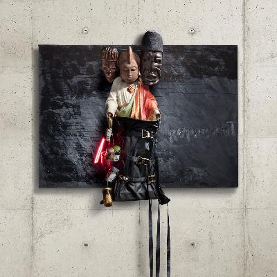 Een kunstwerk dat naar je toe knalt