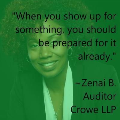 S1E8 - W.I.SE. TV & Radio with ZeNai B., Auditor - Crowe LLP