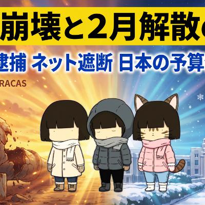 2026年、崩壊するルールと「個人の防衛」。マドゥロ逮捕、イラン通貨死、そして日本の2月解散。