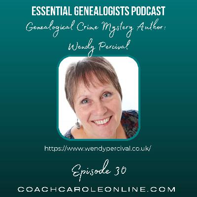 Interview with Wendy Percival: Author - Esme Quentin Genealogical Crime Mystery series Interview with Wendy Percival: Author - Esme Quentin Genealogical Crime Mystery series