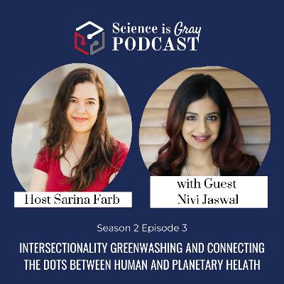 S2E3: Intersectionality Greenwashing and Connecting the Dots Between Human Health and Planetary Health, w/Nivi Jaswal S2E3: Intersectionality Greenwashing and Connecting the Dots Between Human Health and Planetary Health, w/Nivi Jaswal