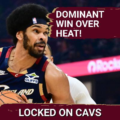 Cleveland Cavaliers Demolish Miami Heat in Jarrett Allen's Return, Plus Max Strus' Big Night Cleveland Cavaliers Demolish Miami Heat in Jarrett Allen's Return, Plus Max Strus' Big Night
