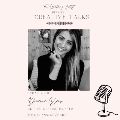 I chat with UK wedding painter Deanne Kemp about building a wedding painting business in UK