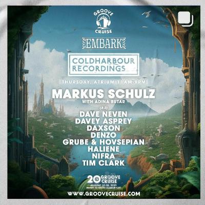 Davey Asprey live from the Coldharbour Stage at Groove Cruise Miami - 25th January 2024