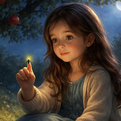 Lara und der leuchtende Mondkäfer Gute Nacht Geschichte für Kinder