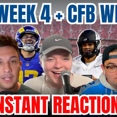 Ties Are Stupid, Dante Moore Is ELITE - NFL Week 4 + CFB Week 5 Reaction