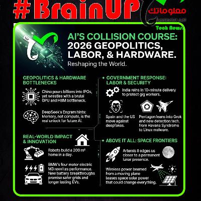 #BrainUp كبر دماغك اخبار التكنولوجيا اليوم 14 يناير 2026 #BrainUp كبر دماغك اخبار التكنولوجيا اليوم 14 يناير 2026