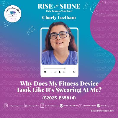 Why Does My Fitness Device Look Like It's Swearing At Me? (2025/658) Why Does My Fitness Device Look Like It's Swearing At Me? (2025/658)
