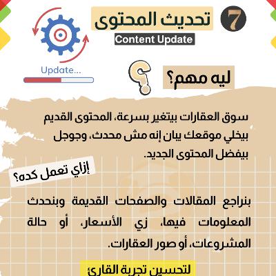 كورس التسويق العقاري (33) جوجل يفضل المحتوى الجديد... إليك خطة بسيطة لتحديث موقعك العقاري