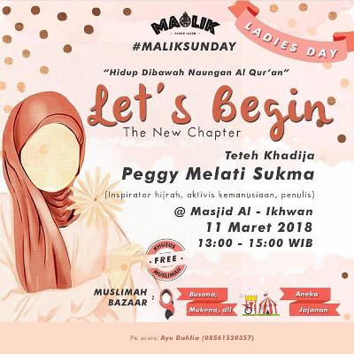 Let's Begin The New Chapter - Peggy Melati Sukma