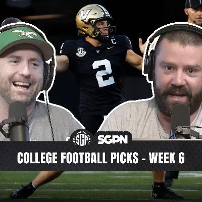 College Football Picks Week 6 | Sports Gambling Podcast (Ep. 2392)