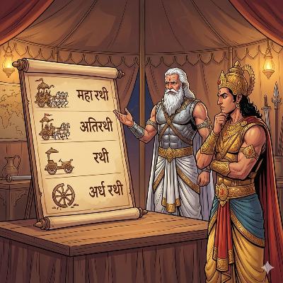 56. Power Ranking of Warriors: Why Bhishma Rated Karna as "Half-Warrior" (Rathatirtha Sankhyana Parva)
