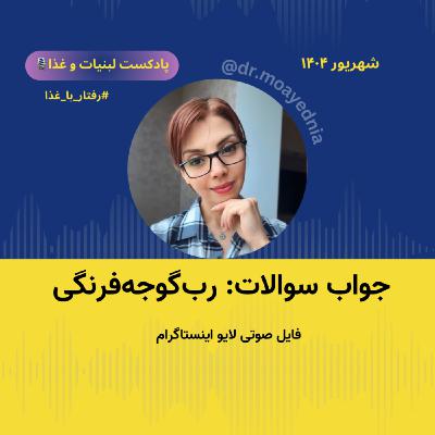 رب گوجه فرنگی کارخانه ای و رب گوجه خانگی - سوالات شما - فایل صوتی لایو اینستاگرام