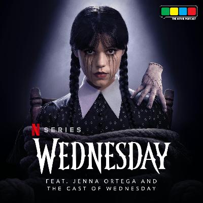 Wednesday Interview with Jenna Ortega, Catherine Zeta-Jones, Steve Buscemi, Luis Guzmán, Emma Myers, Joy Sunday, and Fred Armisen (Netflix)