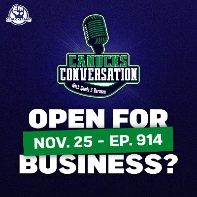 Nov. 25 Canucks are open for business ft. Jeff Paterson (ep. 914) Nov. 25 Canucks are open for business ft. Jeff Paterson (ep. 914)