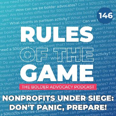 Nonprofits Under Siege: Don't Panic, Prepare! Nonprofits Under Siege: Don't Panic, Prepare!