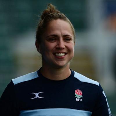 Pioneering Rugby Union referee Sara Cox