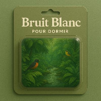 1 H Bruit Blanc pour DORMIR | Chants d'oiseaux, une rivière et une jungle vous accueille contre l'insomnie